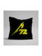 Metallic Decorative Pillow Case 50x50 M-72 Logo Album 72 Seasons Black and Yellow