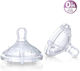 Nuby Silicone Baby Bottle Teats Slow Flow for 0+ months 2pcs