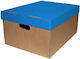 517738 Next Classic Light Blue File Box with Lid A3 Height 21x32x44cm Set of 3 Pieces