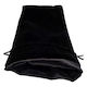 Fanroll Dice Bag Velvet Black Black Satin Large