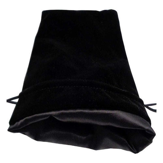 Fanroll Dice Bag Velvet Black Black Satin Large
