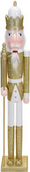 Goldener Weihnachts-Nussknacker 106cm