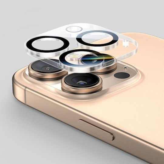 iPhone 16 Pro 16 Pro Max Xdcase Ситопечат Интегрирано Закалено Стъкло Протектор за Задна Камера