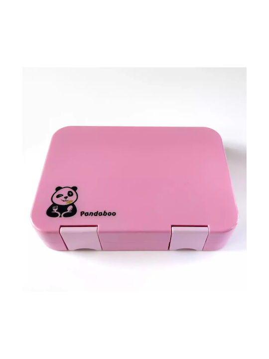 Pandaboo Δοχείο Φαγητού Πλαστικό Ροζ 820ml
