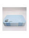 Pandaboo Plastic Lunch Box Light Blue 820ml