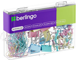 Berlingo Multiset Συνδετηρες Καρφιτσες Binder Clip