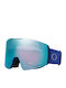 Oakley Snow Mască de Schi și Snowboard pentru Adulți Albastră cu Lentilă Albastră