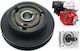 Kompatible Motorradkupplung Honda 148 X 25mm 1 Nut 13mm