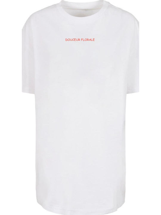 Tricou Douceur Florale Alb Pentru Femei