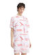 Summer Mini T-Shirt Dress White