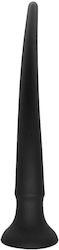 Long Spear Anal Silicone Dildo Black 39cm