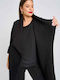 Mouton Damen Schwarz Mantel