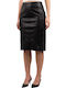 Leder Rock Schwarz