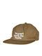 Knock Hustle Strapback Cap Olive Offwhite One