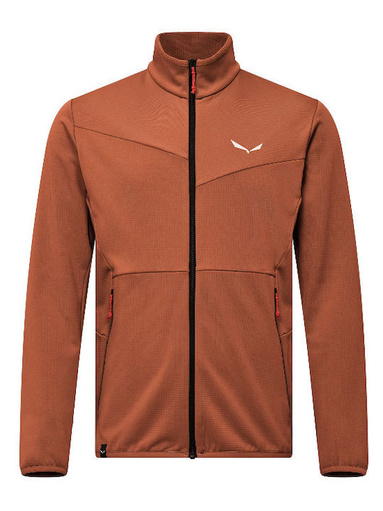 Salewa Polarlite Men's Fleece Jacket Bombay Brown
