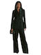 Semicouture Long Women's Double Breasted Blazer Black