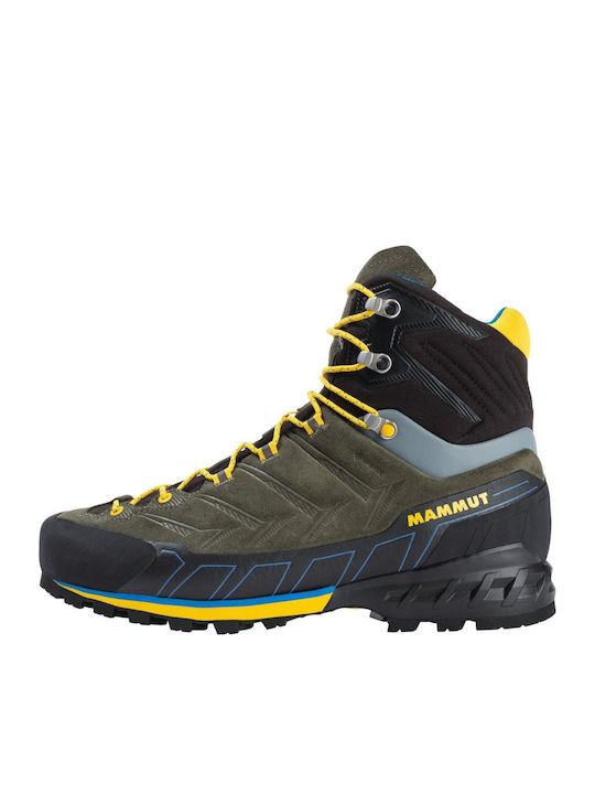 Mammut Kento Tour Ανδρικά Ορειβατικά Μποτάκια Αδιάβροχα με Μεμβράνη Gore-Tex Πράσινα