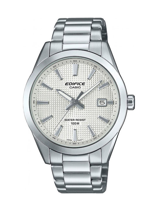 Casio Мъжки Часовник На Батерия Със Сребрист Ац...