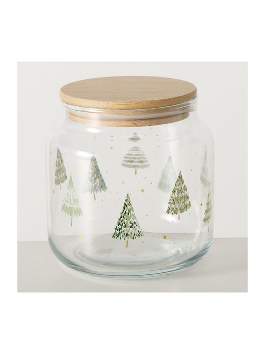 MSA Christmas Container Wooden D10cm.
