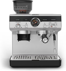 Krups Αυτόματη με Μύλο Άλεσης Μαύρη XP801T10