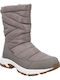 Damenstiefel mit Pelz Gray