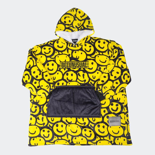 Bee Unusual "bee Fxxxing Unusual" Hooded Poncho Blanket Junior Multicolour