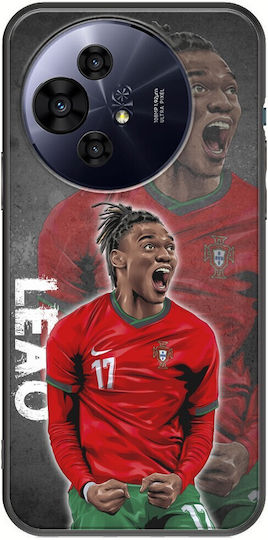 Euro 2024 Rafael Leao TCL 50 Pro NXTPAPER 5G Черен TPU Силикон