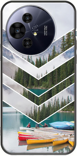 Puzzle Lake TCL 50 Pro NXTPAPER 5G Черен TPU Калъф от Силикон