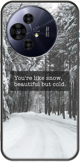 Frumoasă Snow TCL 50 Pro NXTPAPER 5G Neagră TPU Silicon