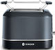 Singer Tiffanys Toaster 2 Slots 850W Blue Grey