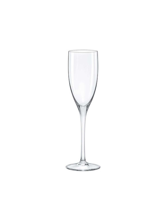 Rona Set of Glasses Champagne made of Glass Stemmed 6pcs