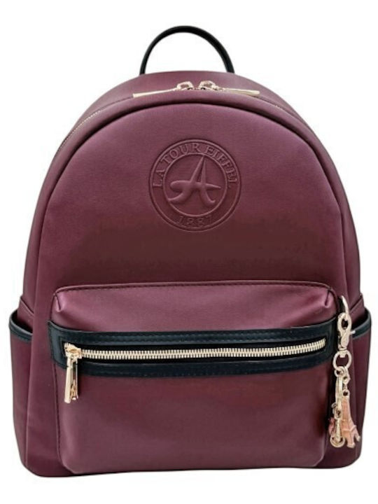 Women's Burgundy Backpack