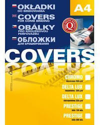 A4 Binding Cover Delta 100pcs Red Argo