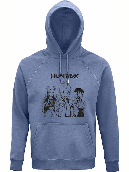 kirikoko Kinder-Sweatshirt mit Kapuze Blue Demo...
