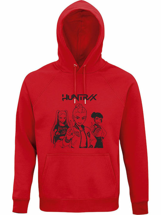 kirikoko Kinder-Sweatshirt mit Kapuze Red Demon...
