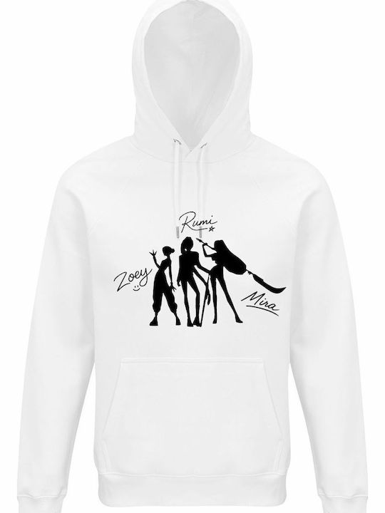 kirikoko Kinder-Sweatshirt mit Kapuze White Dem...
