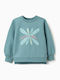 Fleece Kinder-Sweatshirt Light Blue