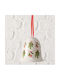 Noelle Christmas Ceramic Bell 10 Cm