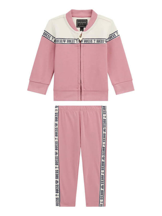 Kids Sweatpants Set Pink