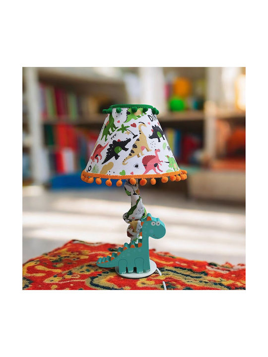 Oxygen Kids Decorative Lamp Green 30x20x10εκ.