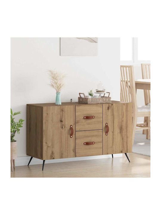 Μπουφές από Ξύλο & Μέταλλο Oak 100x36x60cm