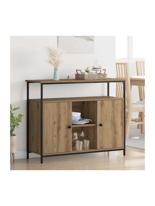 Μπουφές Ξύλινος Oak 100x35x80cm