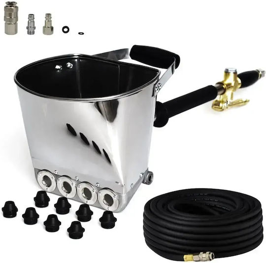 Kit Complet de Tencuire Format din Mașină de Tencuit Furtun Cuplaje D1467+d2124+ta1472