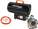 20kw Gas Hot Air Gun 230v Portable 20m Extensio...