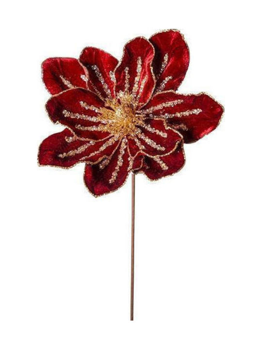 Zen Collection Christmas Fabric Decorative Flower 50cm