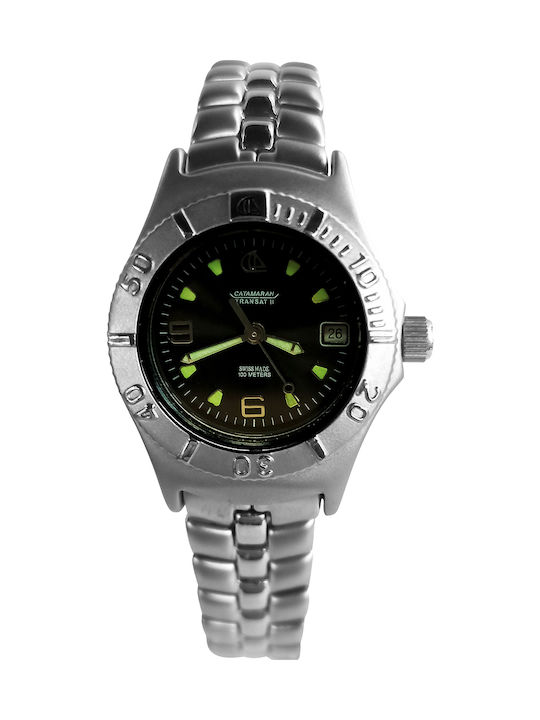 Catamaran Uhr Batterie mit Metallarmband