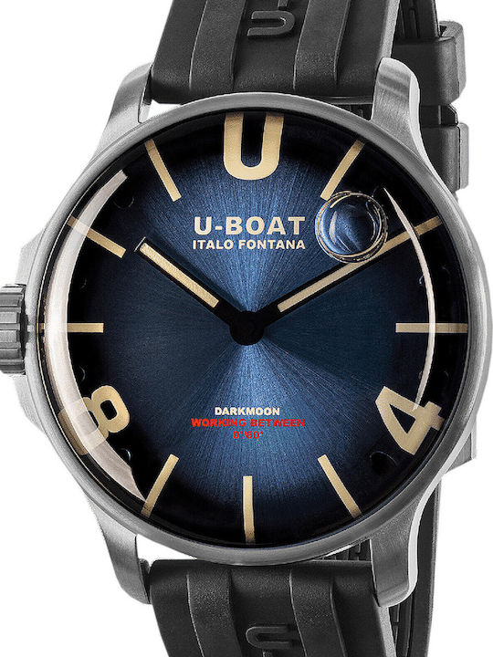 U-Boat Darkmoon Men's Watch 44mm Battery with B...
