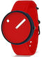 Picto Men's Watch 40mm Battery with Red Stainless Steel Strap