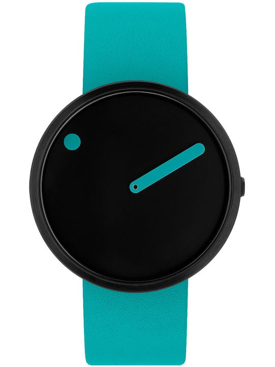 Picto Men's Watch 40mm Battery with Turquoise Metal Bracelet