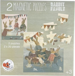630710 Egmont Toys Μαγνητικό Παζλ Οικογένεια Λαγών
